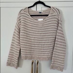 Women's Beige Knit Sweater